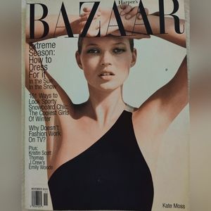 Bazaar Mag 1996 Kate Moss Cover